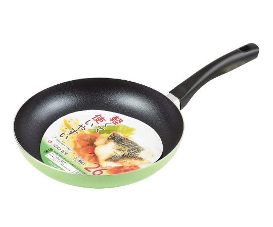 デリシュ　ふっ素加工フライパン　26cm　グリーン　HB-7870