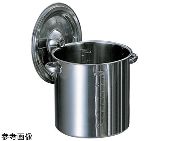 AG 18-8 目盛付 寸胴鍋 0.7L　10cm(手無)